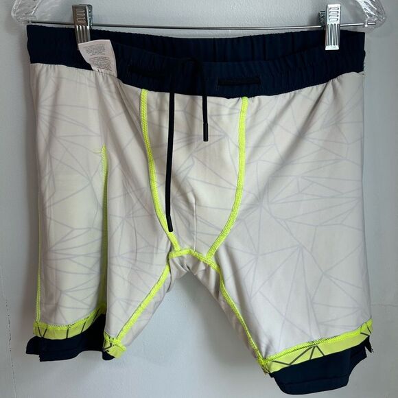 Projek Raw Performance Athletic Running Shorts Boxer Brief Lined Navy Sz M - Picture 10 of 14